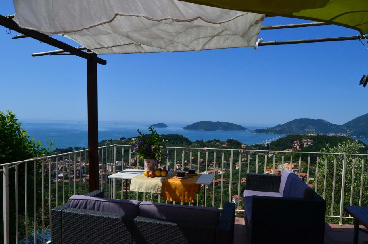 La Castellana Una Finestra Sul Mare- Air Conditioned Lerici Extérieur photo